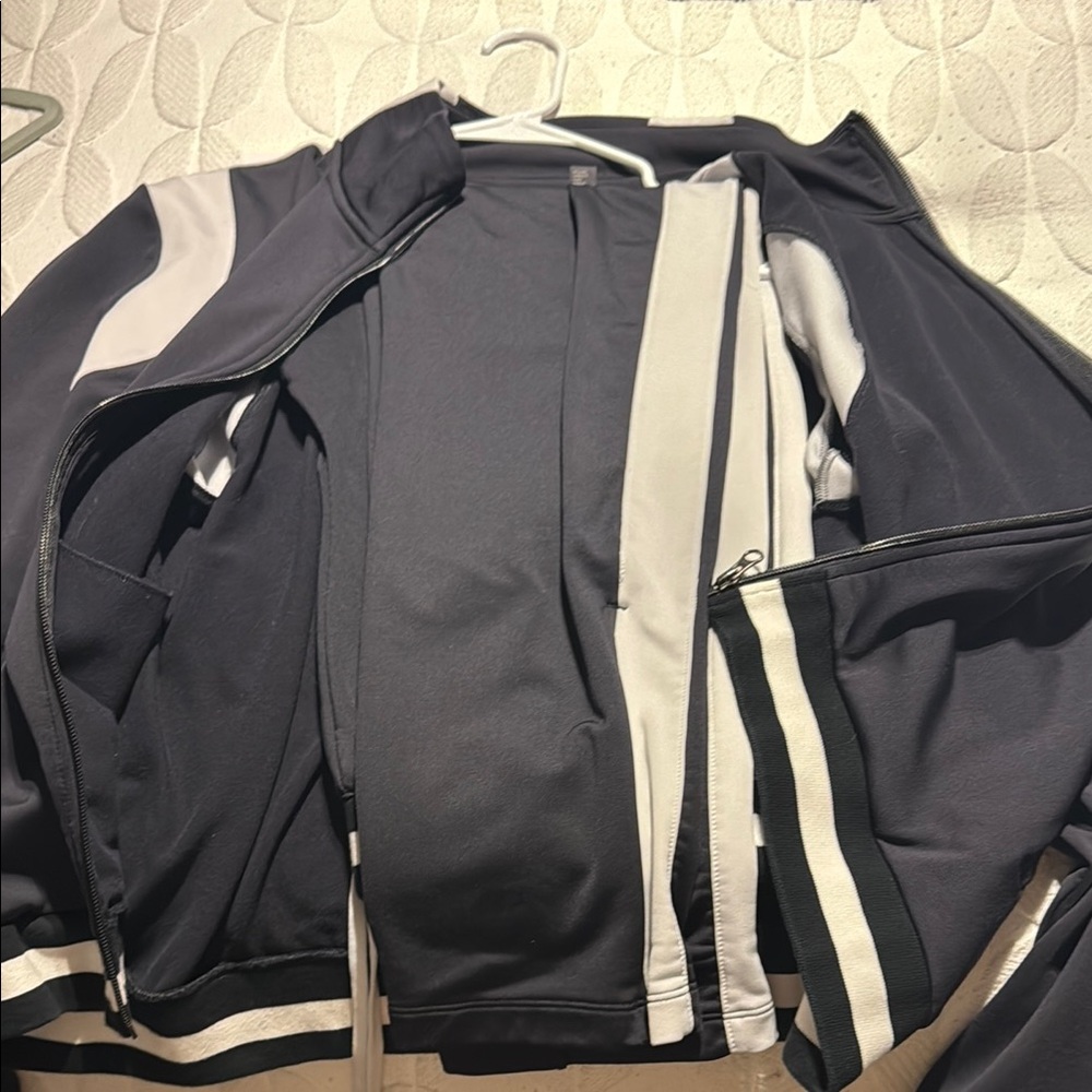 Women’s track suit black and cream Zella